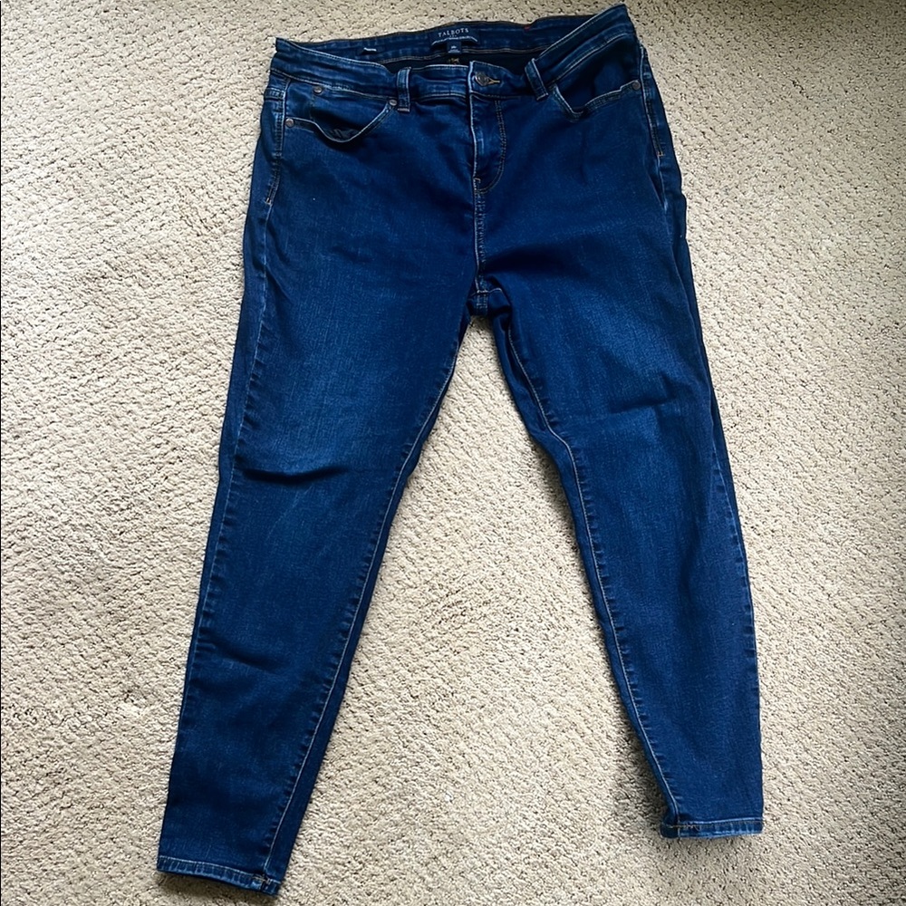 Talbots Petite Blue Skinny Jeans - 14P